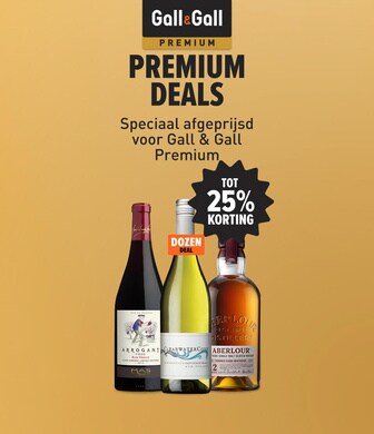 Premium deals. Speciaal afgeprijsd voor Gall & Gall Premium